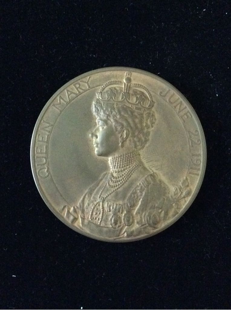 Large George V Coronation Commemorative Medal In Case  coin collectible - Main Image 2