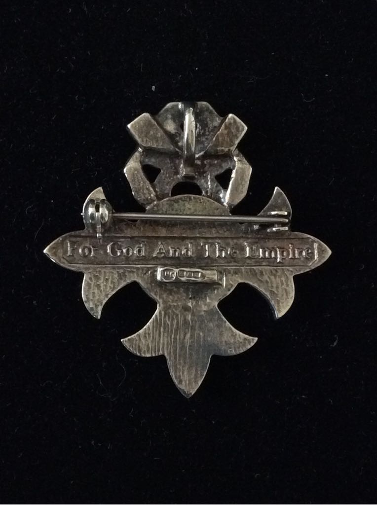 British Empire Brooch ’CBE’ - Gilbey Jubilee  coin collectible - Main Image 2