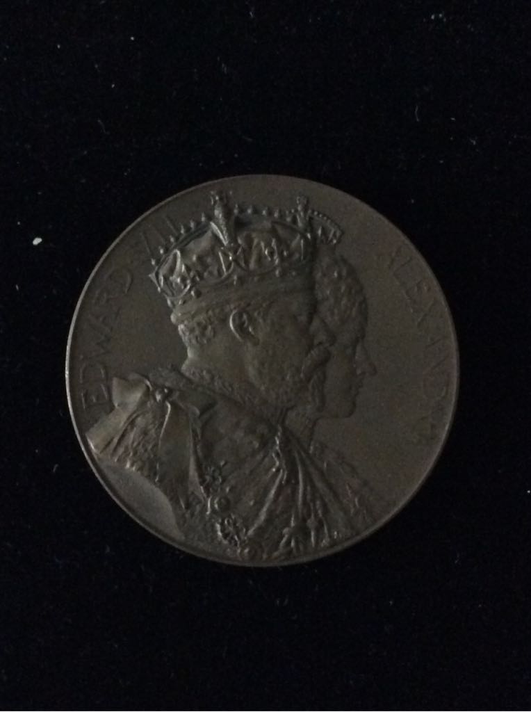 Edward VII Coronation Medal Obv. Britannia  coin collectible - Main Image 2