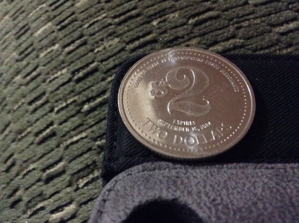 1984 Edsom Two Dollar Coin  coin collectible - Main Image 2