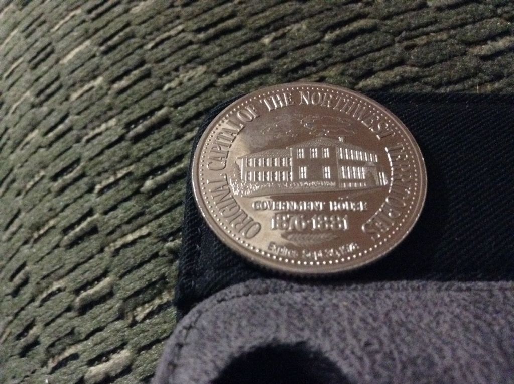 1978 Battlefords Dollar  coin collectible - Main Image 2