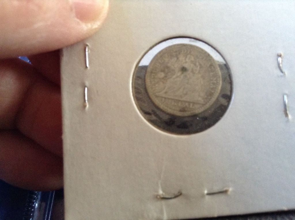 1897 Guatamalan 1/2 Real  coin collectible - Main Image 2