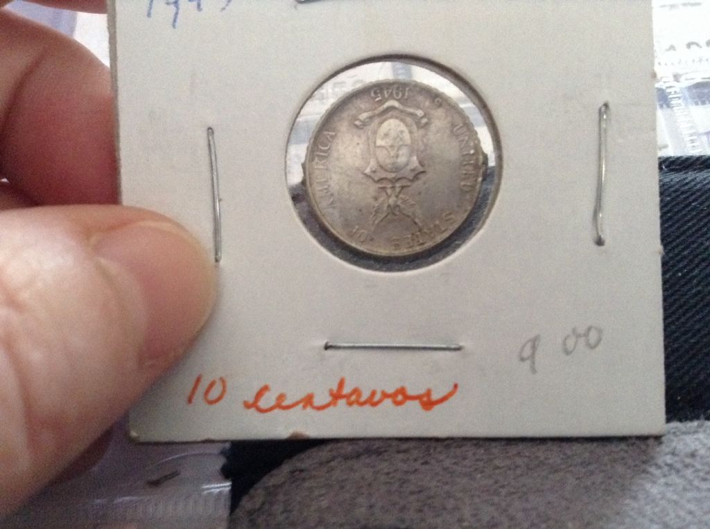 1945 USA Phillipine 10 Centavos  coin collectible - Main Image 1