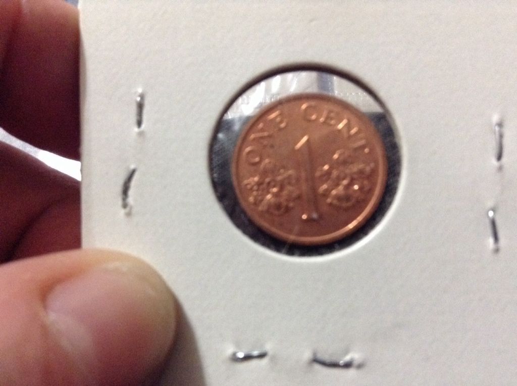 1986 Singapore One Cent  coin collectible - Main Image 2
