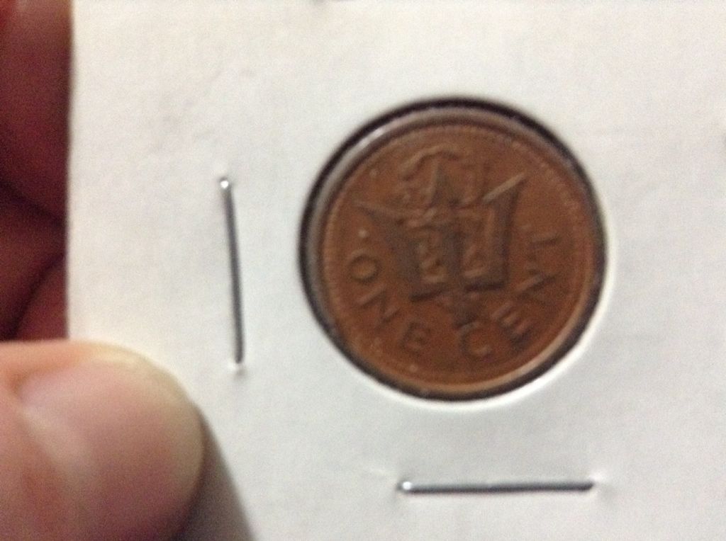 1985 Barbados One Cent  coin collectible - Main Image 2