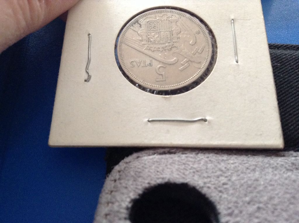 1957 Spanish 5 Ptas  coin collectible - Main Image 2
