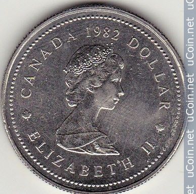 1982 Canadian Dollars  coin collectible - Main Image 2