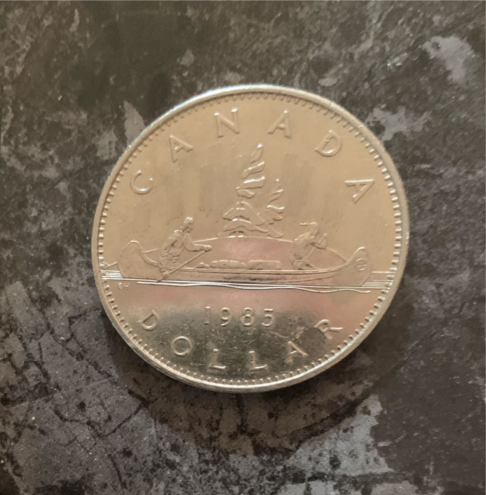 1985 Canadian Dollar  coin collectible - Main Image 2