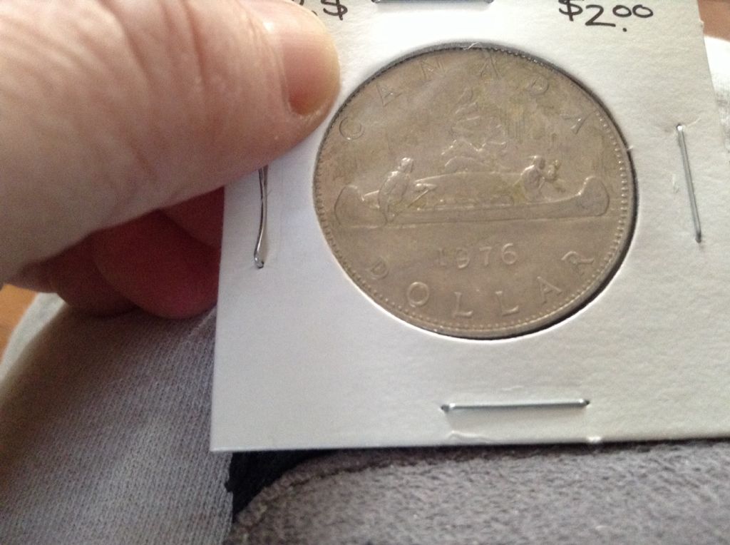 1976 Canadian Dollar  coin collectible - Main Image 2