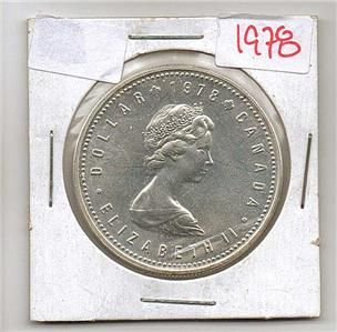 1978 Canadian Dollar  coin collectible - Main Image 2
