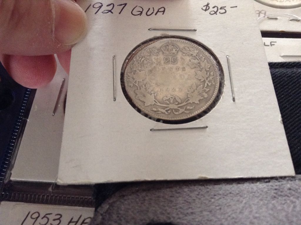 1927 Canadian Quarter  coin collectible - Main Image 2