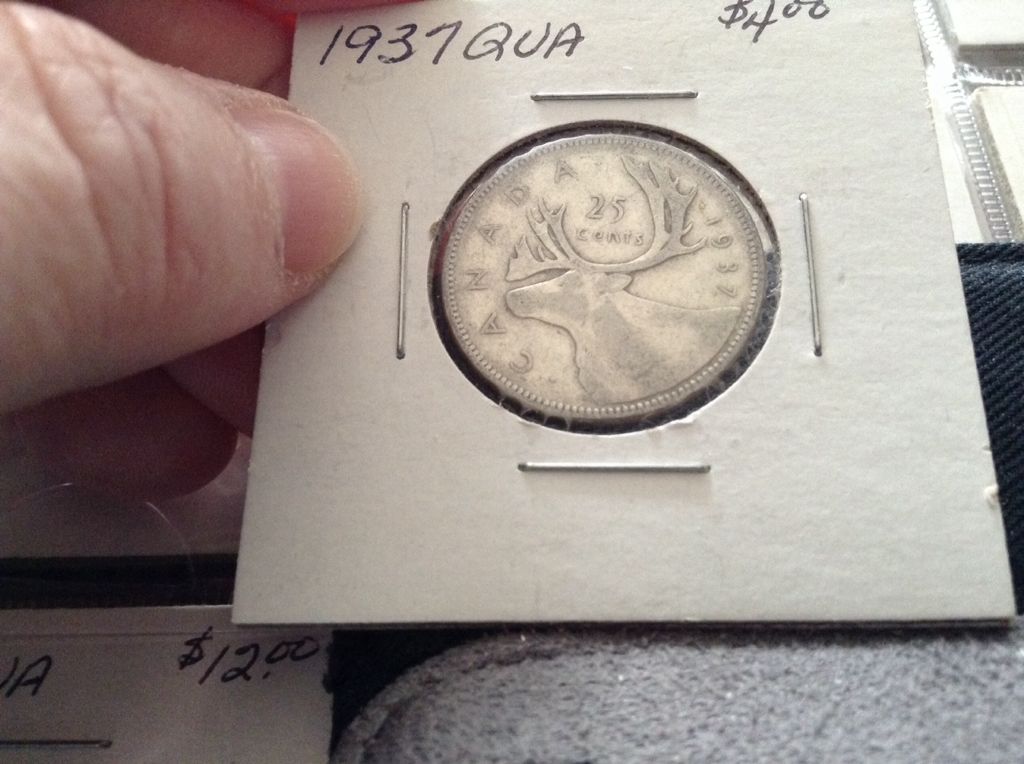 1937 Canadian Quarter  coin collectible - Main Image 2