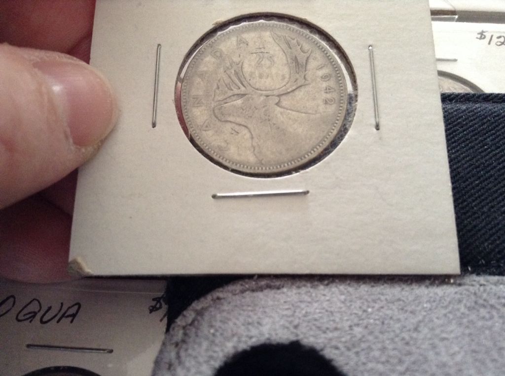 1941 Canadian Quarter  coin collectible - Main Image 2