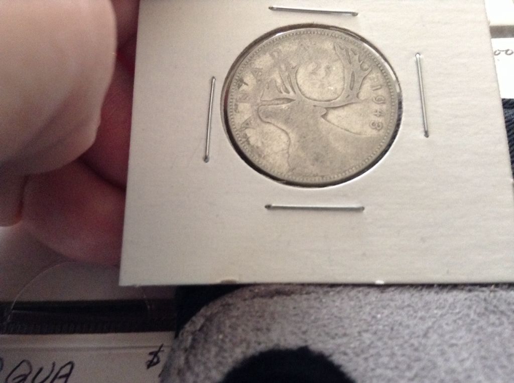 1943 Canadian Quarter  coin collectible - Main Image 2