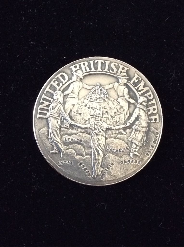 King George VI And Queen Elizabeth Coronation United British Empire Medal  coin collectible - Main Image 2