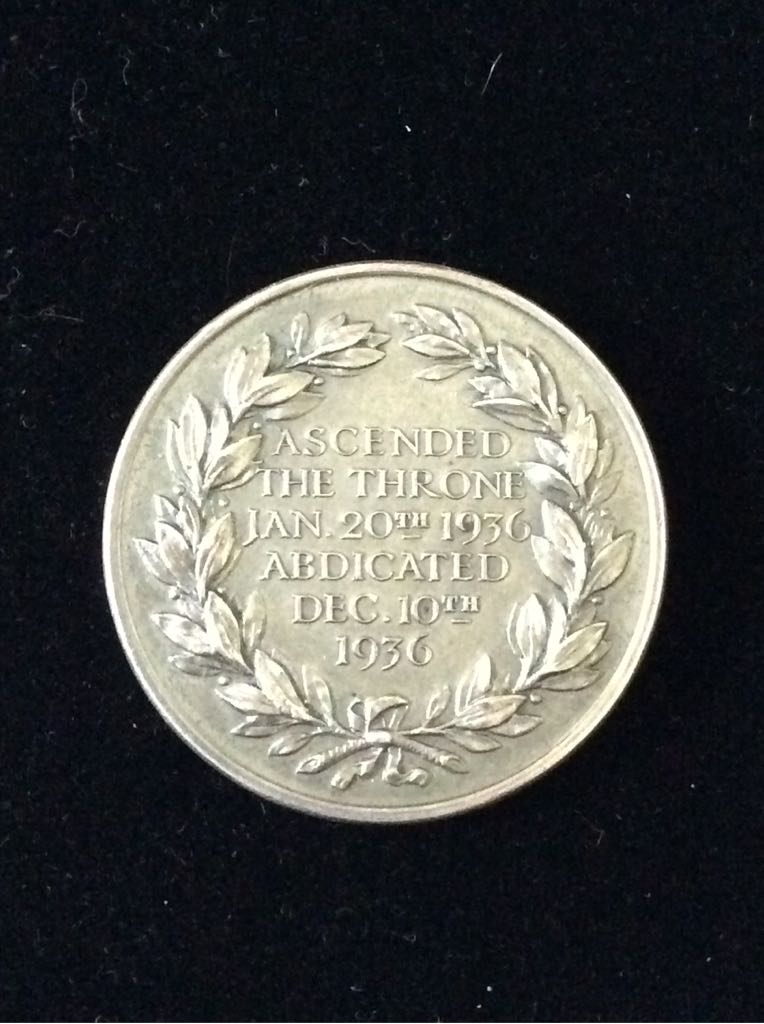 Edward VIII Abdication Medal  coin collectible - Main Image 2