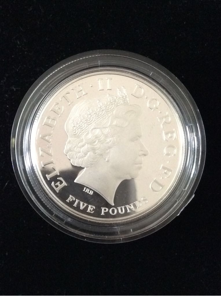 Entente Cordiale £5 Piedfort  coin collectible - Main Image 2