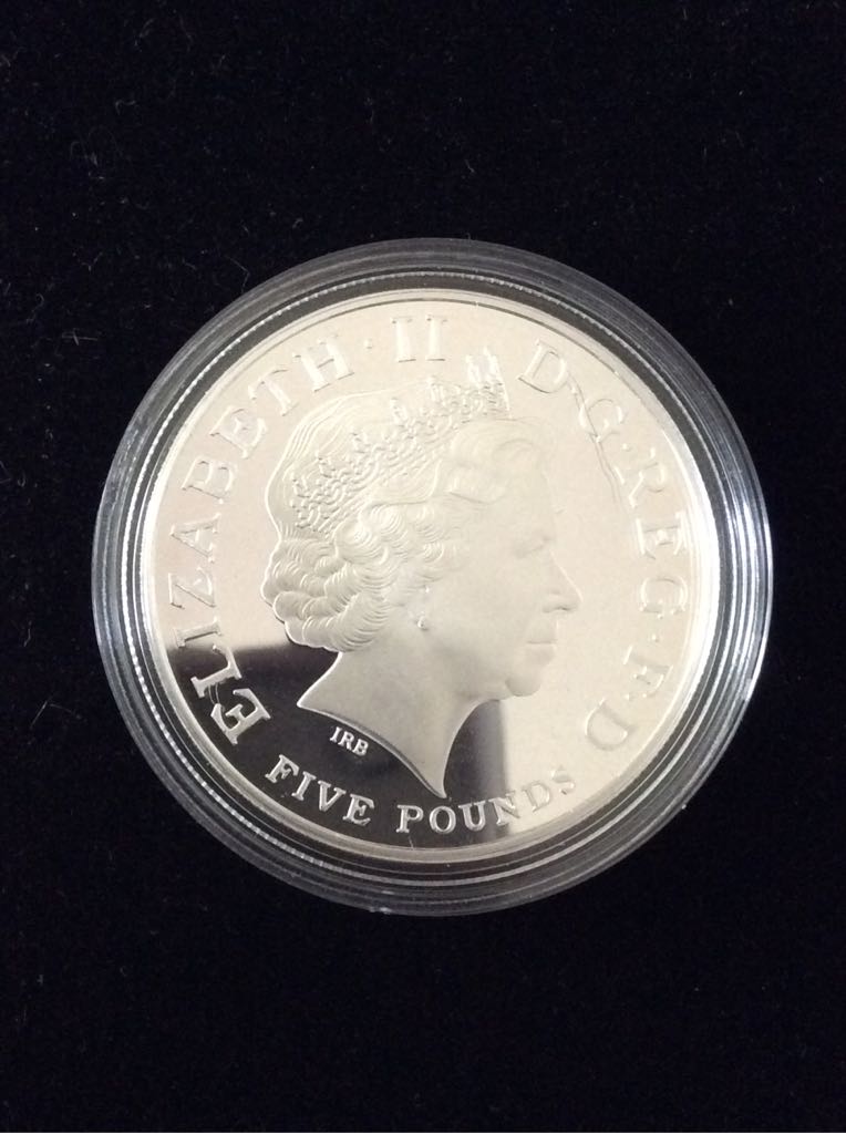 Entente Cordiale £5 Silver Proof  coin collectible - Main Image 2