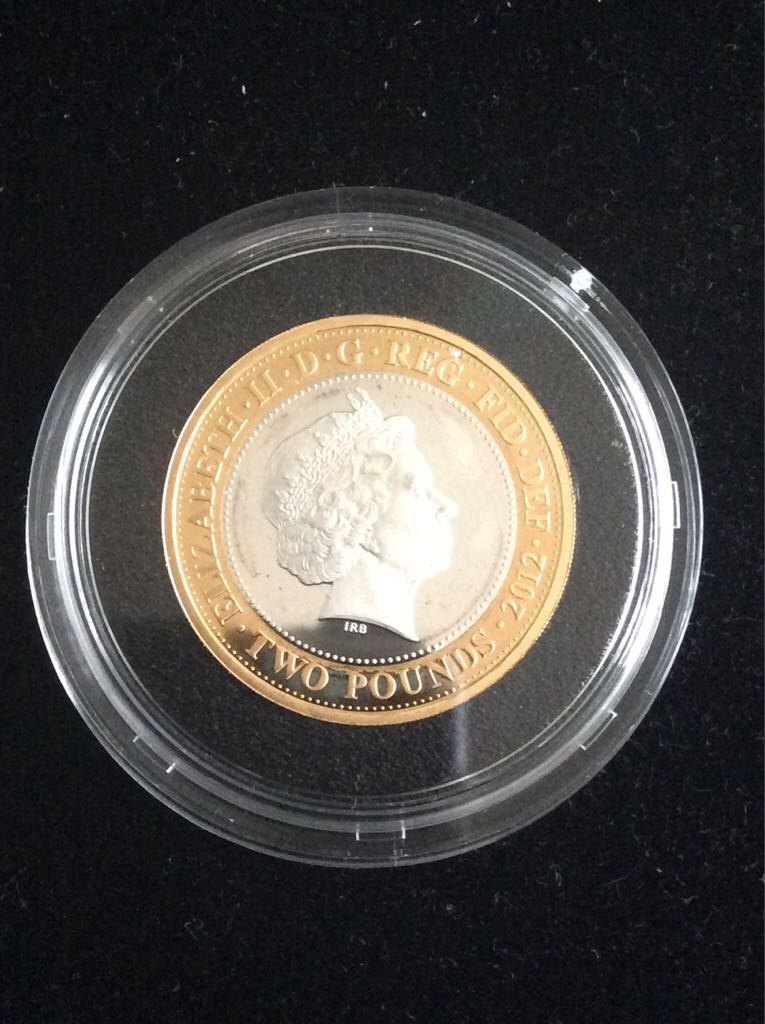Handover To Rio £2 Silver Proof  coin collectible - Main Image 2