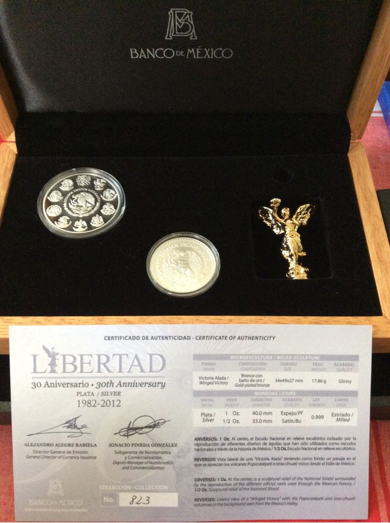 Mexican Libertad 30th Anniversary Set  coin collectible - Main Image 2