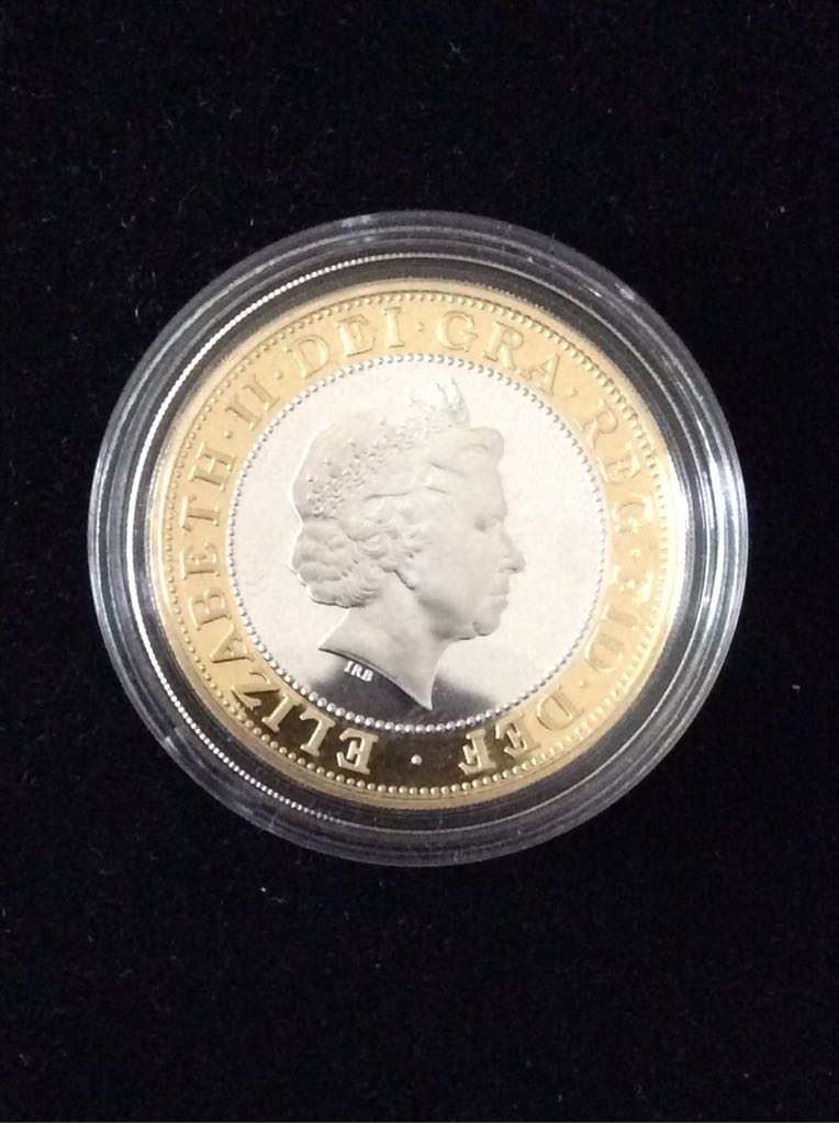 Rugby World Cup £2 Silver Proof  coin collectible - Main Image 2