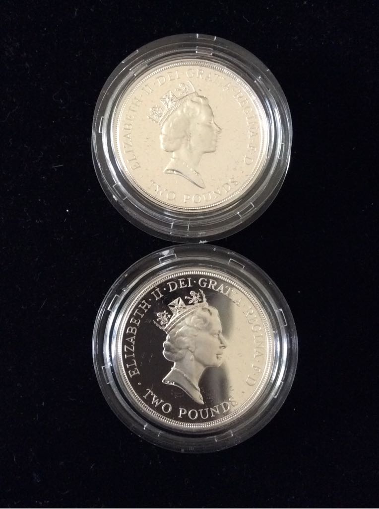 Tercentenary Bill And Claim Of Rights £2 Silver Proof Set  coin collectible - Main Image 2