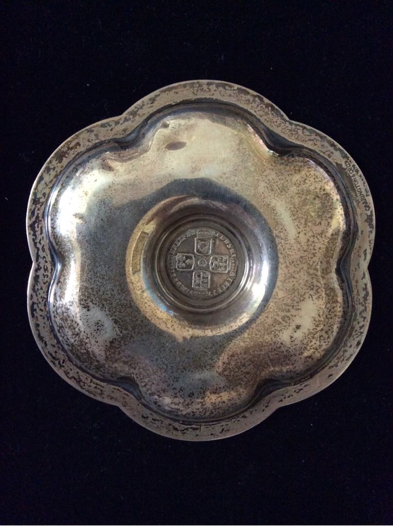 George II 1757 Shilling Coin Dish  coin collectible - Main Image 2
