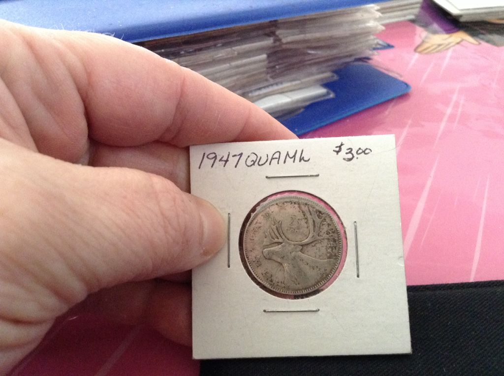 1947 Canadian Quarter  coin collectible - Main Image 2