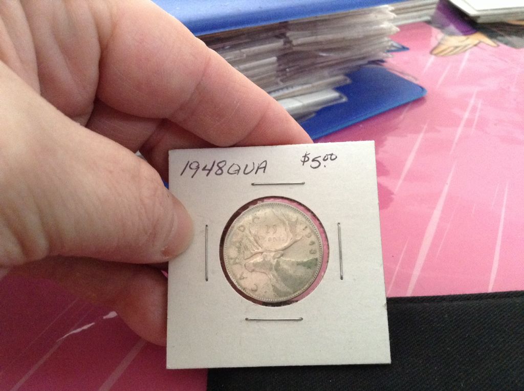 1948 Canadian Quarter  coin collectible - Main Image 2