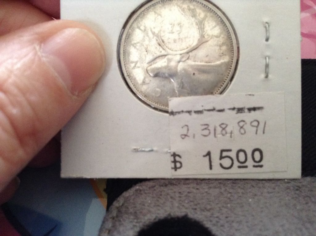 1954 Canadian Quarter  coin collectible - Main Image 2