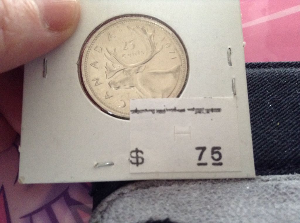 1971 Canadian Quarter  coin collectible - Main Image 2