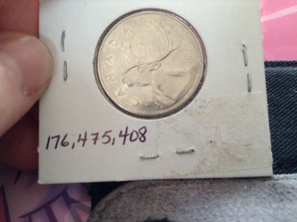 1978 Canadian Quarter  coin collectible - Main Image 2