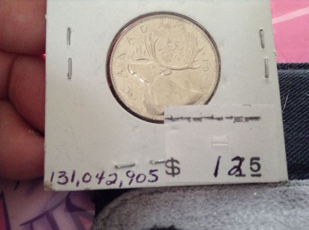 1976 Canadian 25 Cent  coin collectible - Main Image 2
