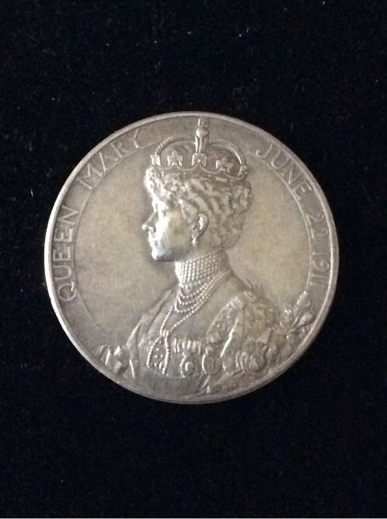 Small George V Coronation Commemorative Medal  coin collectible - Main Image 2