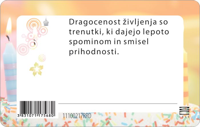 1g Gold - Rojstnodnevni Gram  coin collectible - Main Image 2