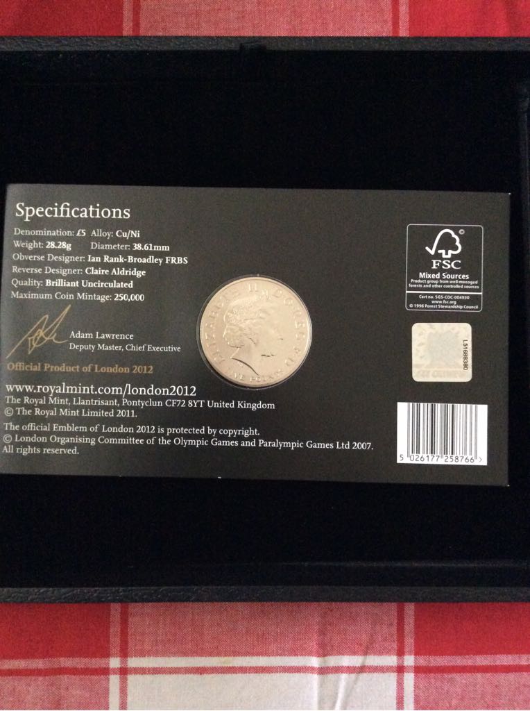2012 UK Countdown 2012 £5 BU Pack, The  coin collectible - Main Image 2