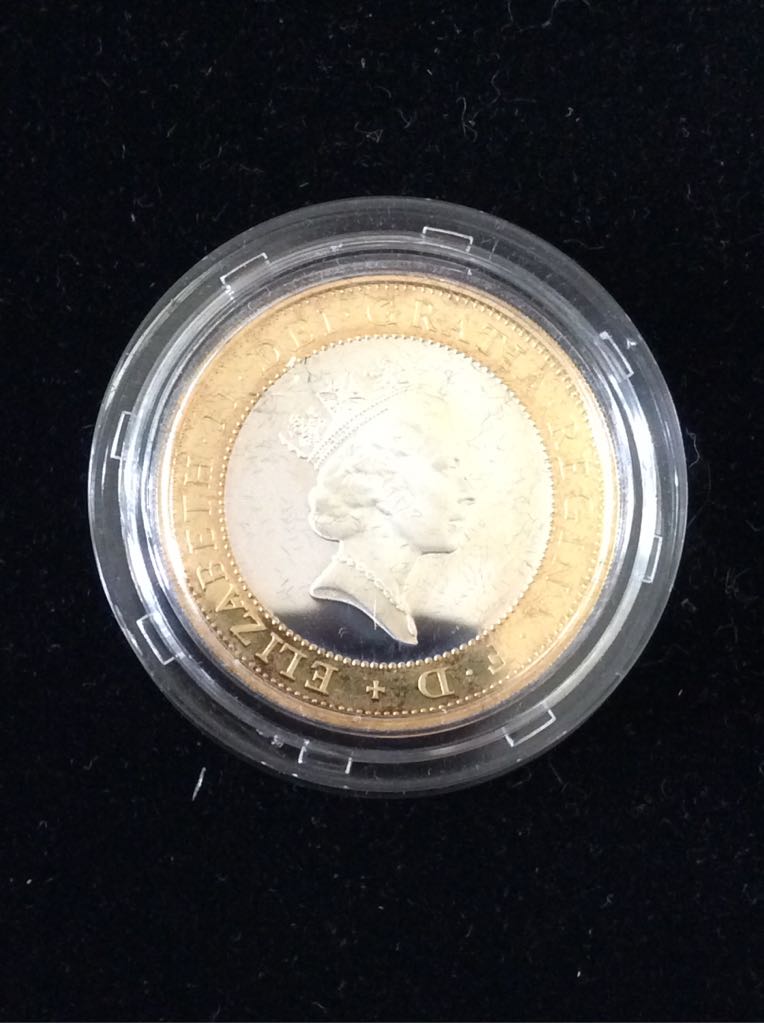 Standing On The Shoulders Of Giants £2 Piedfort  coin collectible - Main Image 2