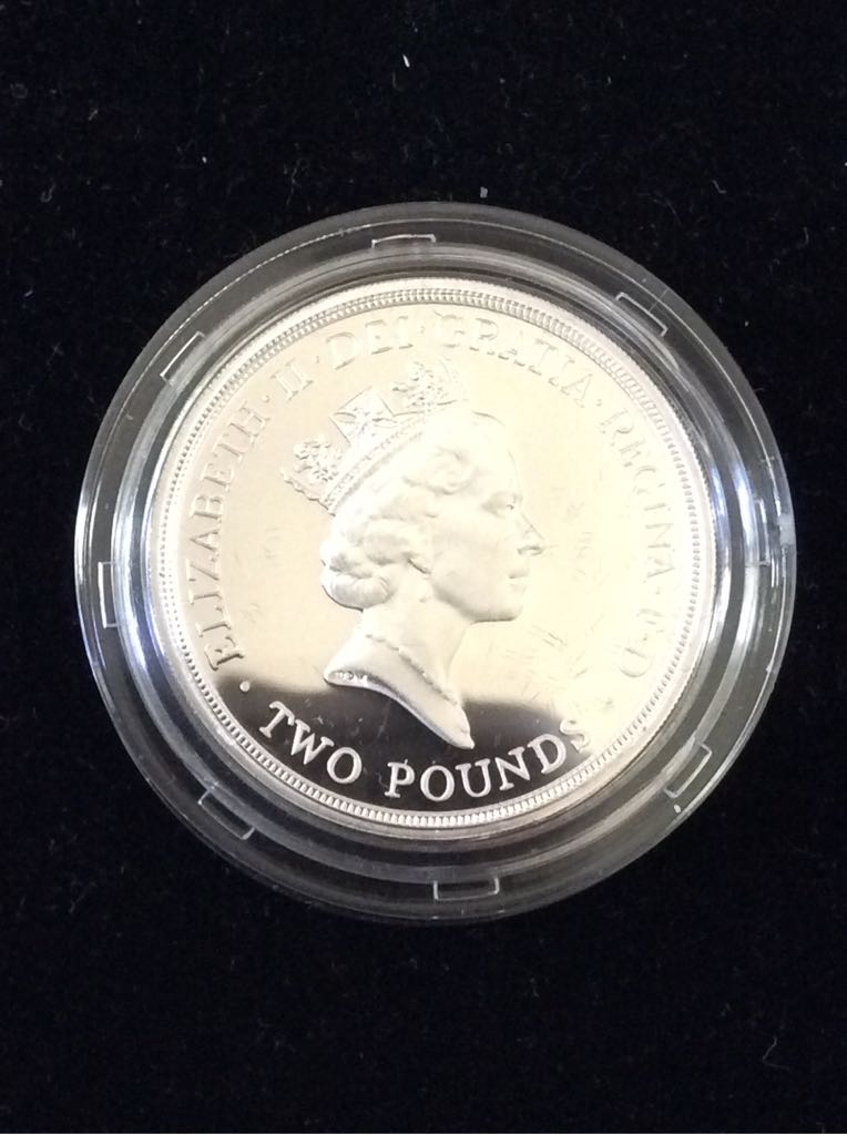 300th Anniversary Of The Bank Of England £2 Piedfort  coin collectible - Main Image 2