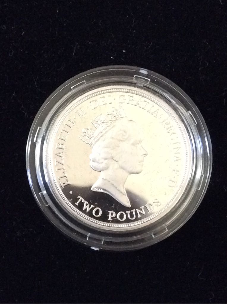 Second World War £2 Piedfort  coin collectible - Main Image 2