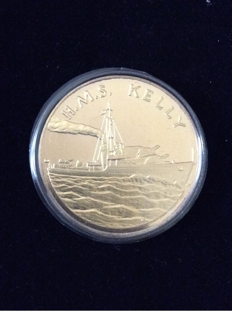 Earl Mountbatten Of Burma - 22ct Gold On Silver Crownmedal  coin collectible - Main Image 2