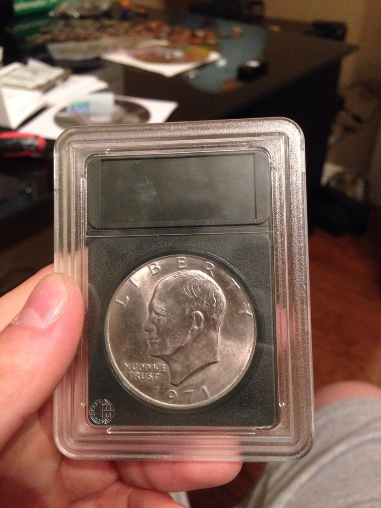 Small Marie Theresa Thaler Set In Mount