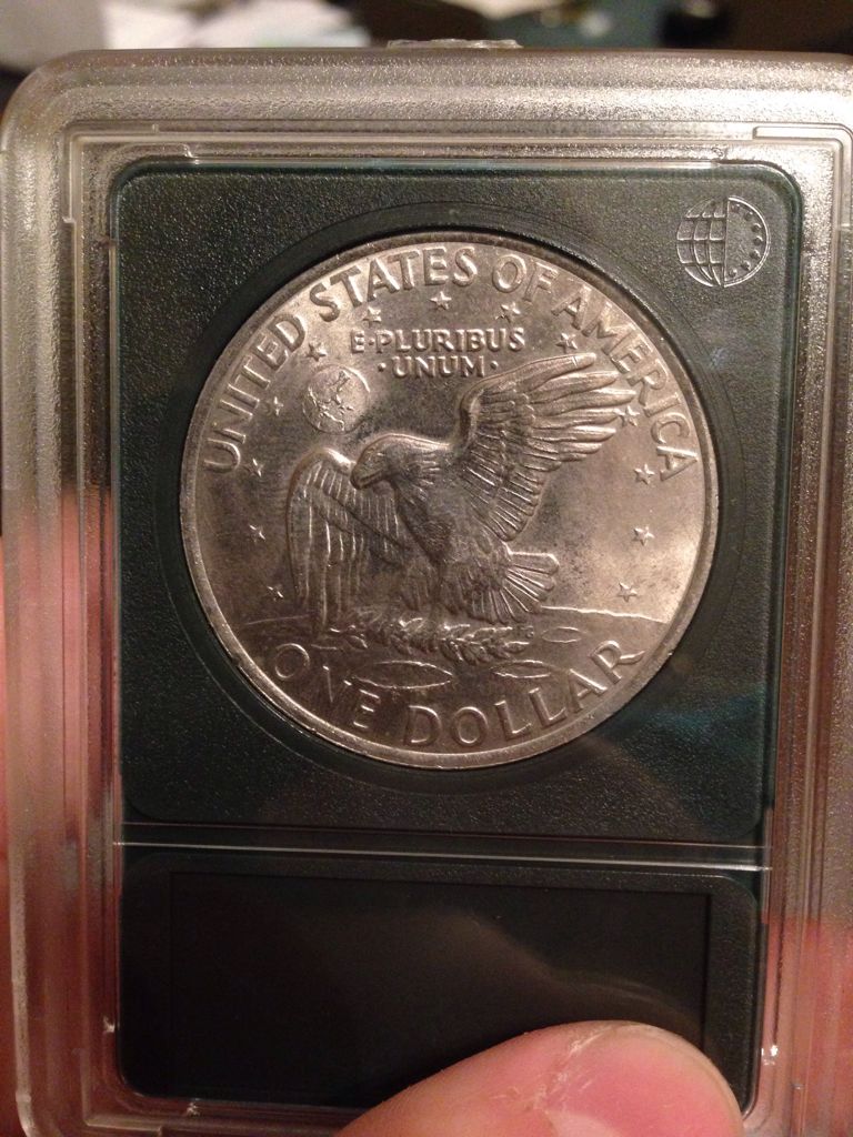 1971 Eisenhower Dollar - D  coin collectible - Main Image 2