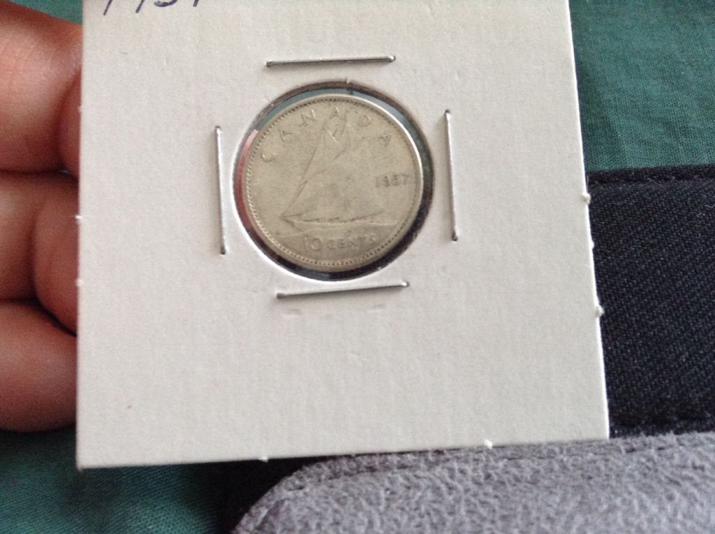 Canadian Dime 1957  coin collectible - Main Image 1