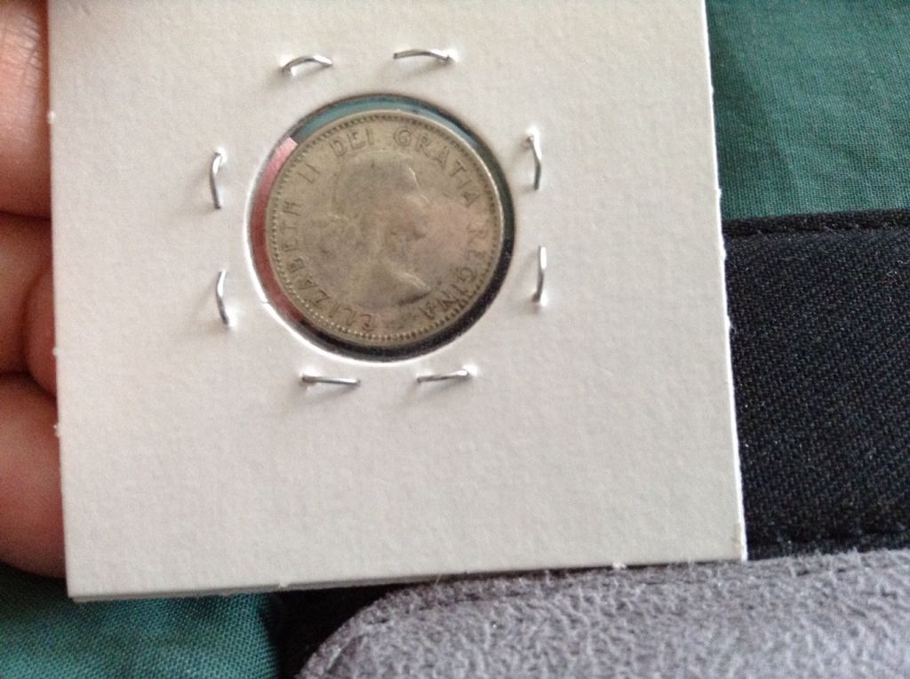 Canadian Dime 1957  coin collectible - Main Image 2