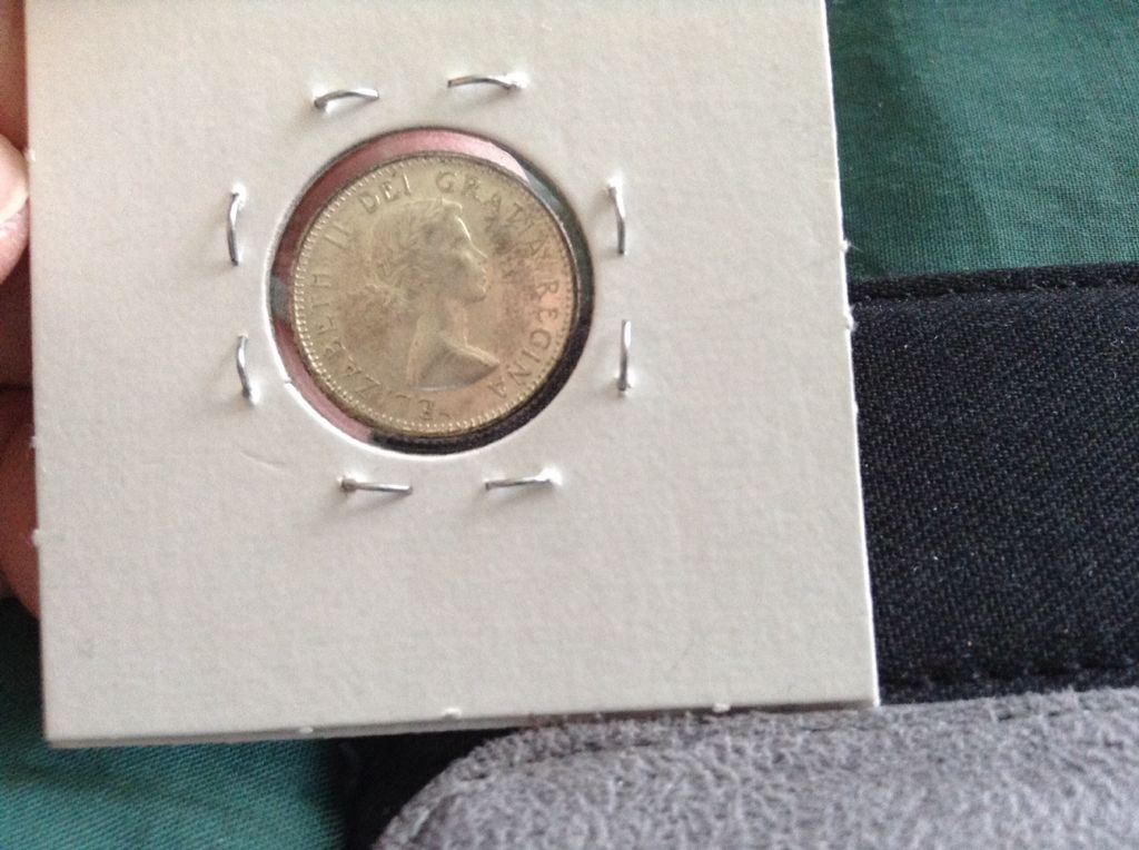 Canadian Dime 1958  coin collectible - Main Image 2