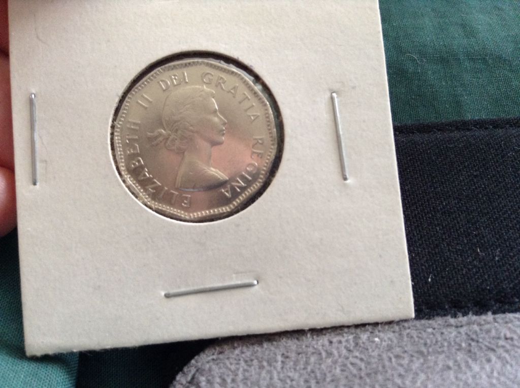 Canadian Nickle 1955  coin collectible - Main Image 2