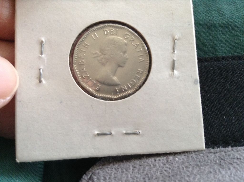 Canadian Nickle 1956  coin collectible - Main Image 2