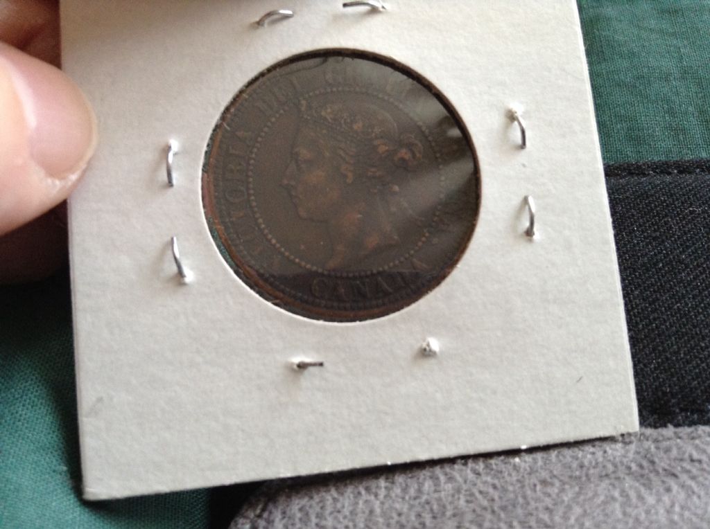 Canadian Penny 1887  coin collectible - Main Image 2