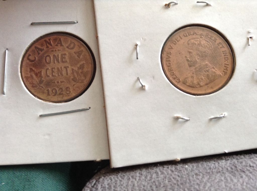 Canadian Penny 1928  coin collectible - Main Image 1