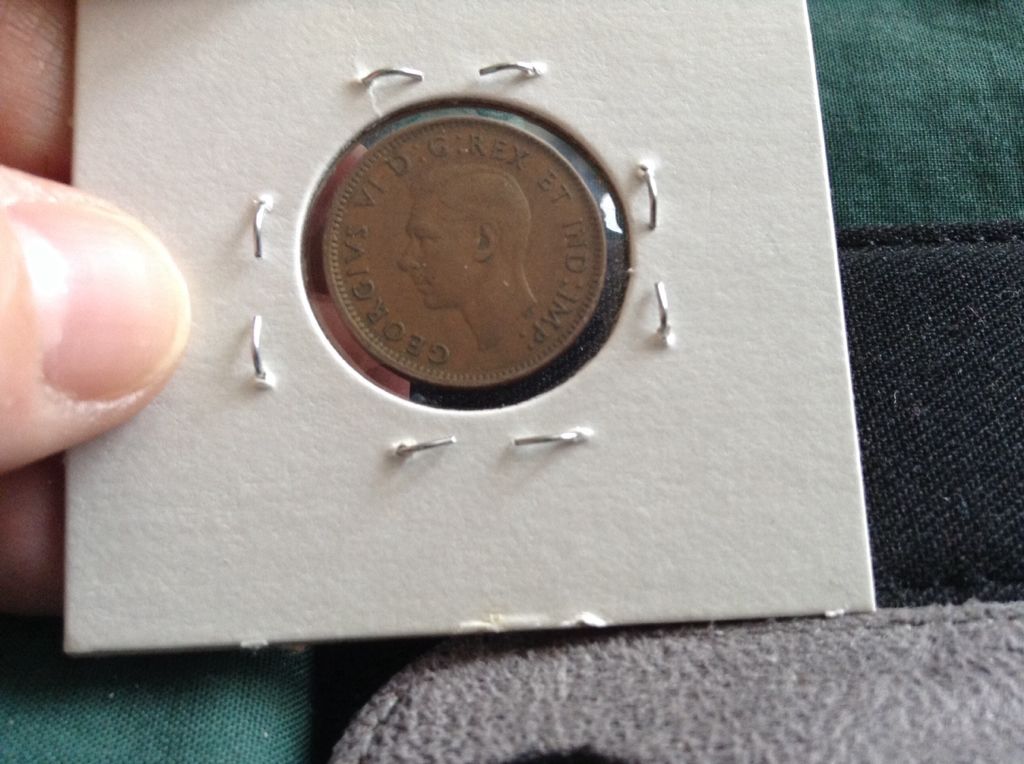 Canadian Penny 1947  coin collectible - Main Image 2